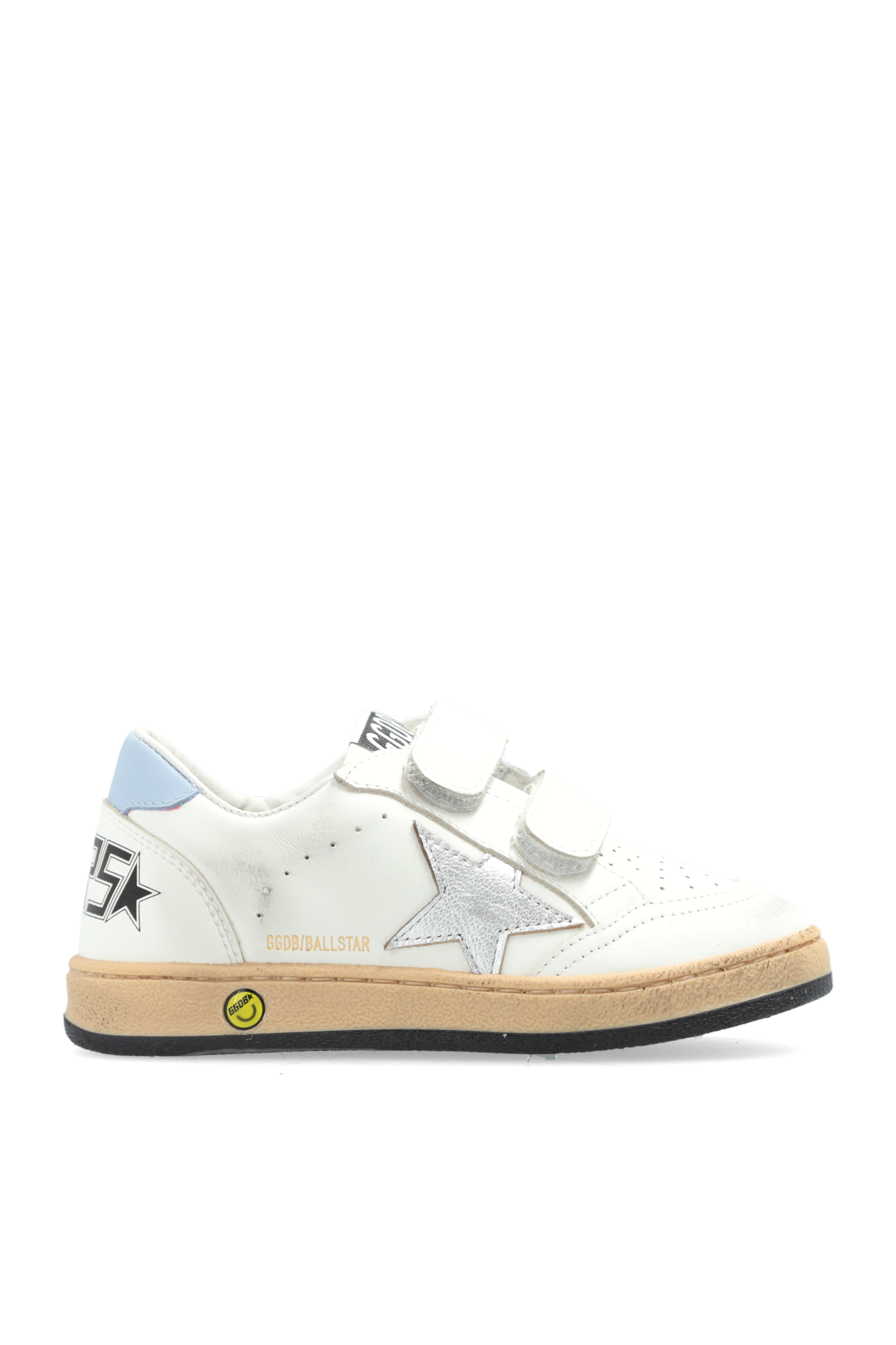 White 'Ball Star Strap' sneakers Golden Goose Kids